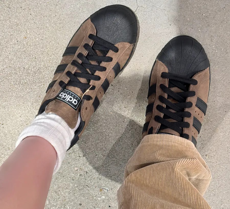 Giày Adidas Superstar 82 'Black Brown' IF9034 — ảnh 2