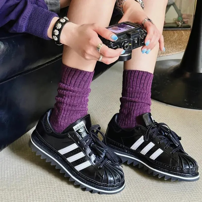 Giày Adidas Superstar x CLOT 'Black' IH5953 — ảnh 4