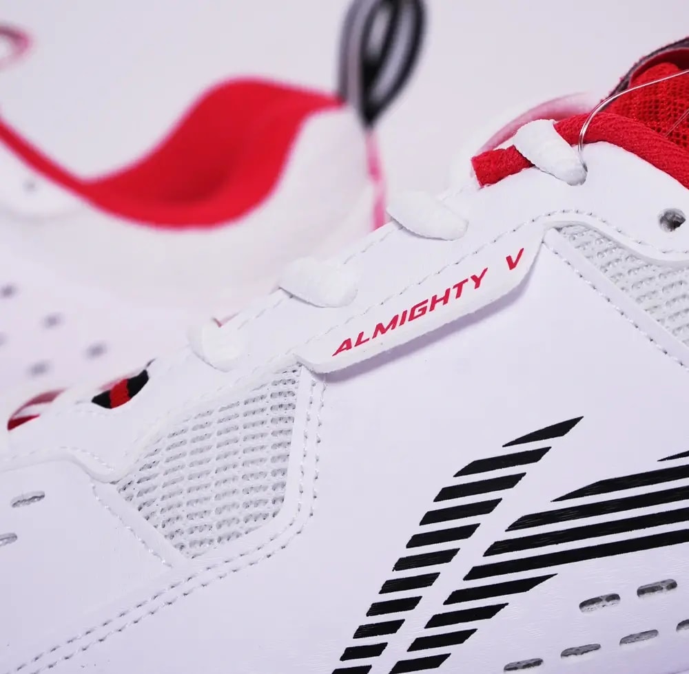 Giày Lining Almighty V 'White Red' AYTT001-8 — ảnh 4