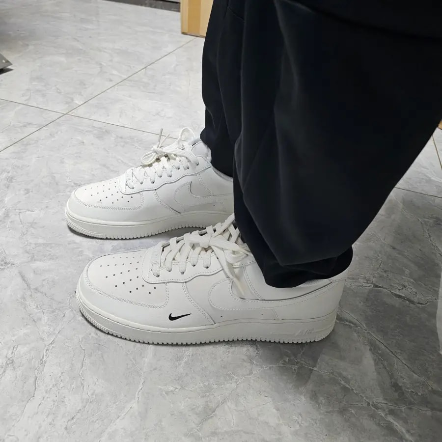 Giày Nike Air Force 1 '07 'Sail Black' HF1058-133 — ảnh 3