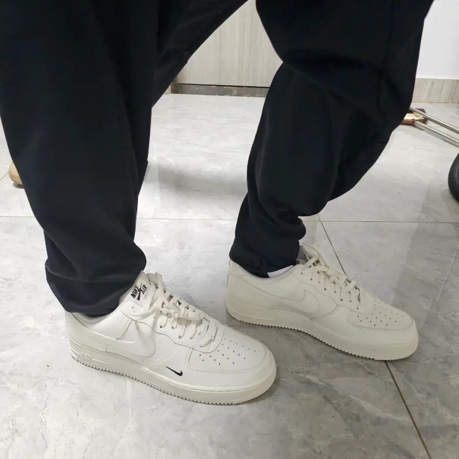 Giày Nike Air Force 1 '07 'Sail Black' HF1058-133 — ảnh 2