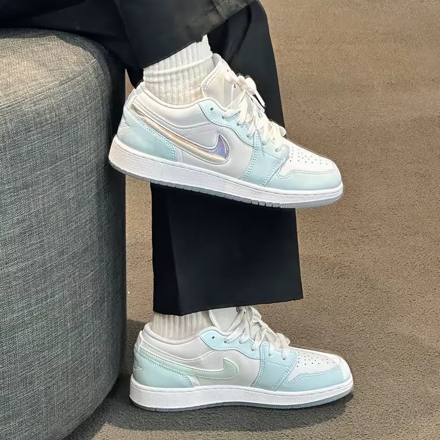 Giày Nike Air Jordan 1 Low 'Blue' HJ3481-491 — ảnh 3
