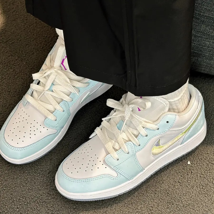 Giày Nike Air Jordan 1 Low 'Blue' HJ3481-491 — ảnh 5