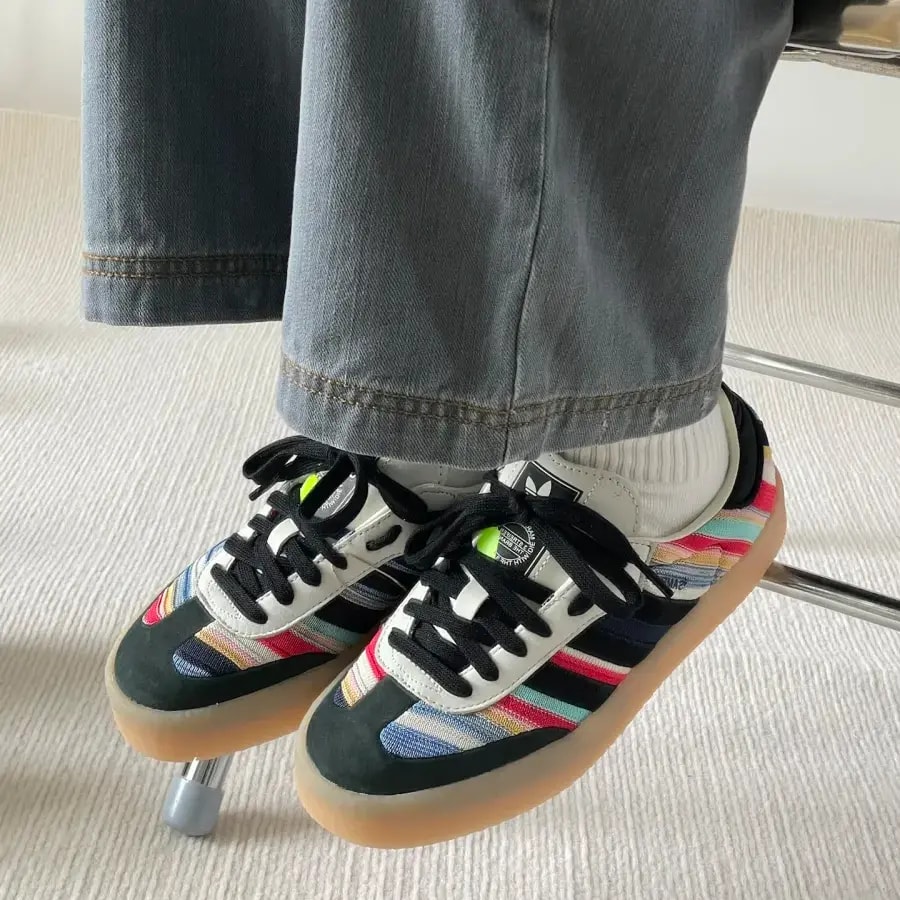 Giày Adidas Sambae x KSENIASCHNAIDER 'Color Gum' ID0444 — ảnh 5
