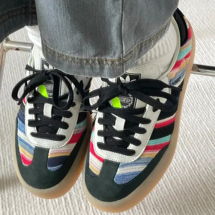 Giày Adidas Sambae x KSENIASCHNAIDER 'Color Gum' ID0444 — ảnh 4