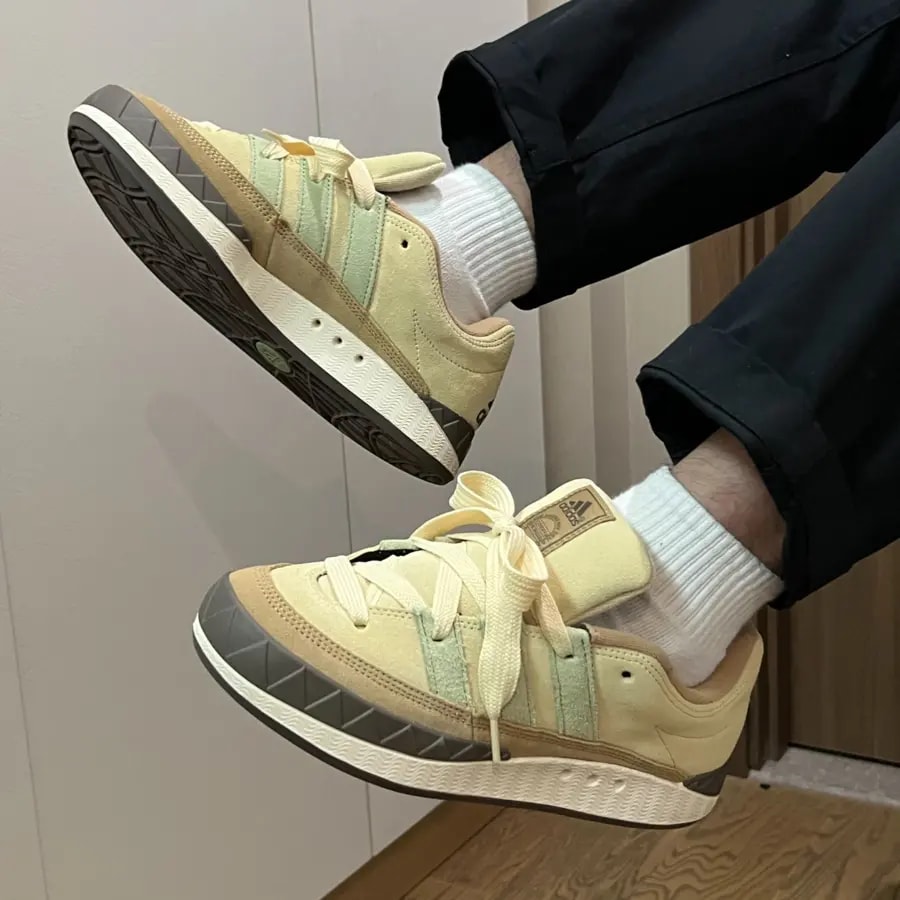 Giày Adidas Originals Adimatic 'White Yellow' IG6022 — ảnh 5