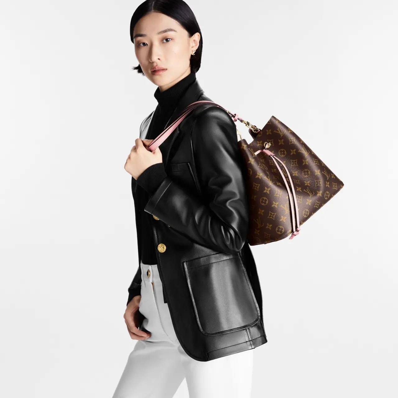Túi Louis Vuitton Neonoe Monogram 'Rose Poudré Pink' M44022 — ảnh 2