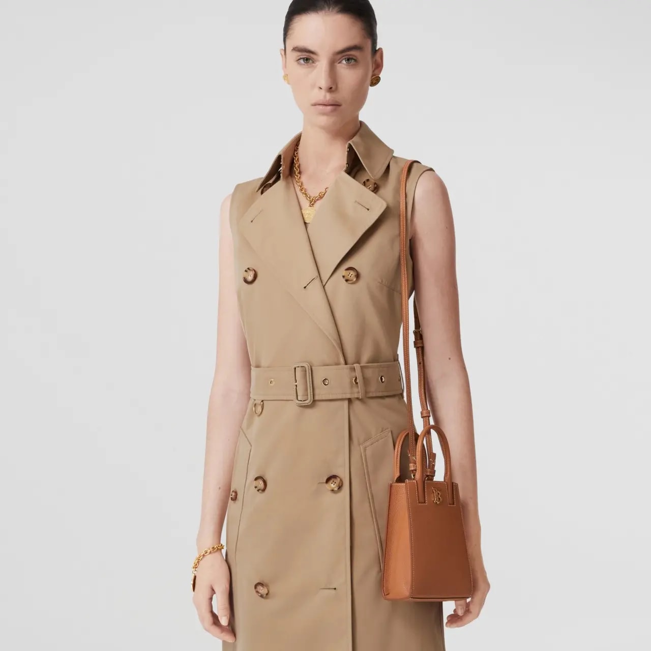 Túi Burberry Grainy Tote 'Warm Russet Brown' 80627021 — ảnh 2
