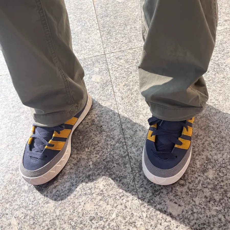 Giày Adidas Originals Adimatic 'Navy Yellow' ID0999 — ảnh 2