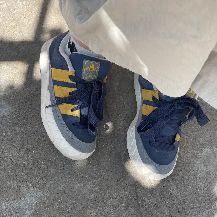 Giày Adidas Originals Adimatic 'Navy Yellow' ID0999 — ảnh 3
