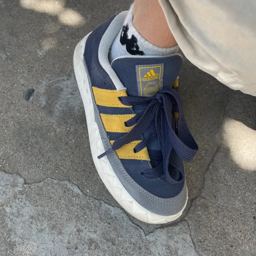 Giày Adidas Originals Adimatic 'Navy Yellow' ID0999 — ảnh 4