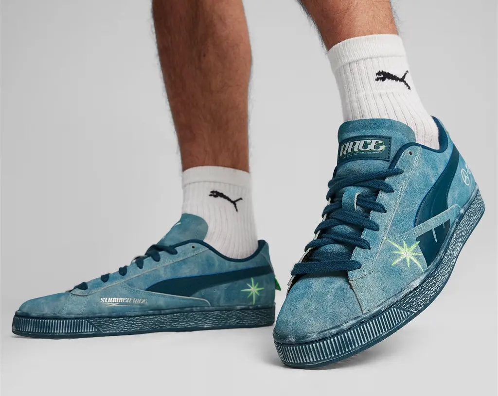 Giày Puma Suede T x Mercedes-AMG 'Summer' 308119-01 — ảnh 2