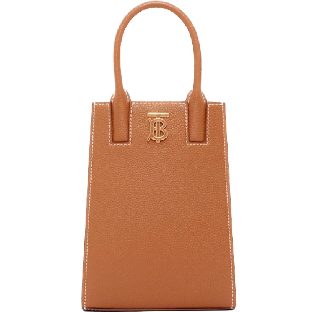 Túi Burberry Grainy Tote 'Warm Russet Brown' 80627021