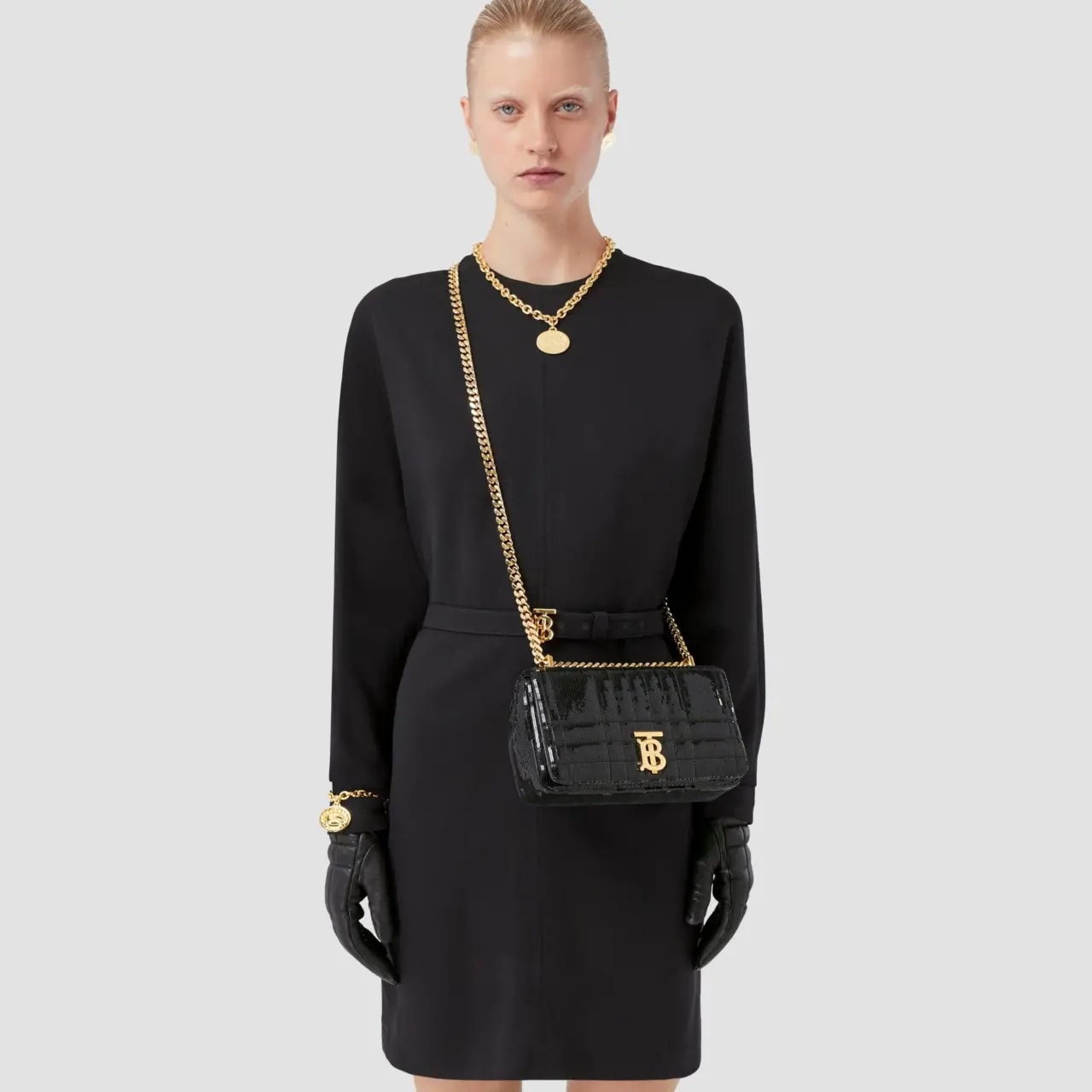 Túi Burberry Small Lola Bag 'Black' 80630781 — ảnh 2
