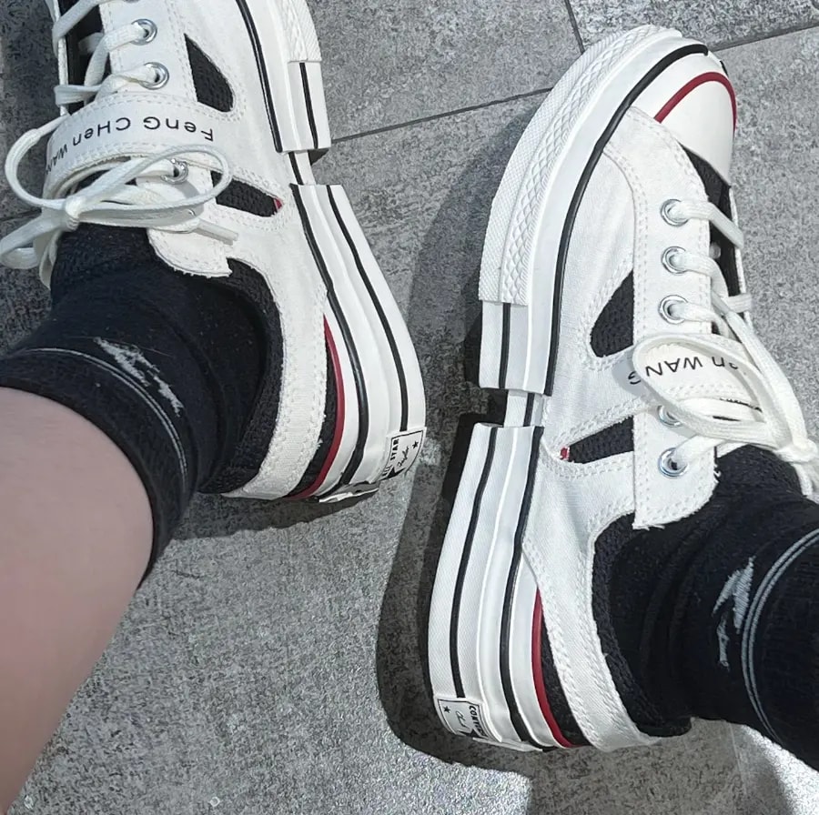Giày Converse Chuck 70 Low x Feng Chen Wang 'Egret' A08857C — ảnh 3