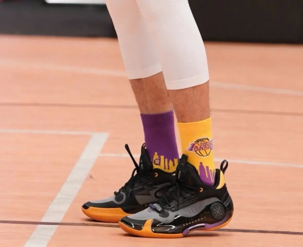 Giày Lining Way Of Wade 10 Low x D'Angelo Russell 'Lakers Away' ABAS083-7 — ảnh 5