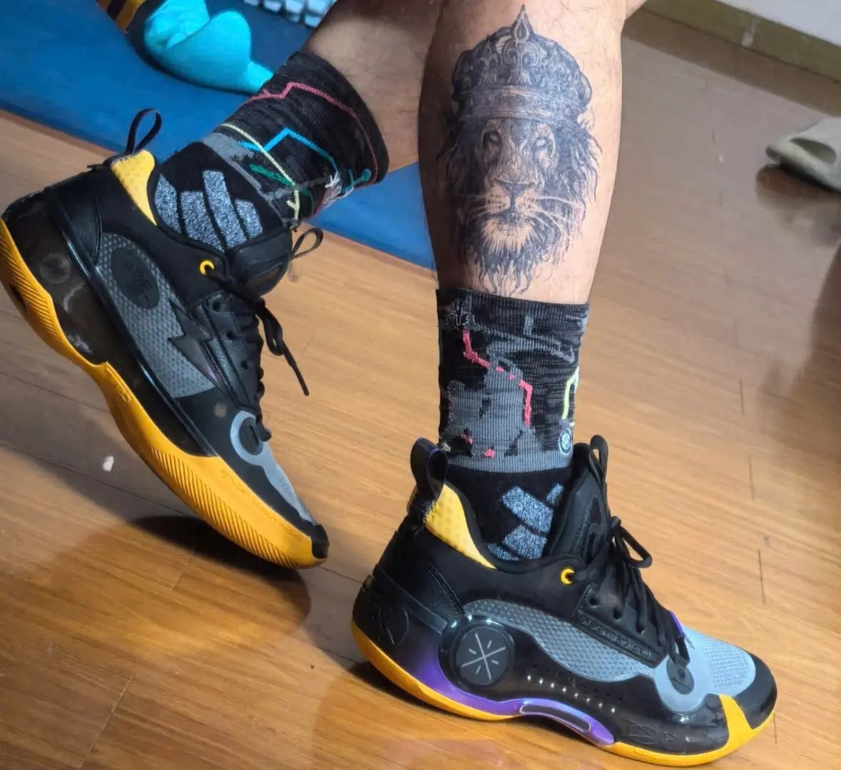 Giày Lining Way Of Wade 10 Low x D'Angelo Russell 'Lakers Away' ABAS083-7 — ảnh 2