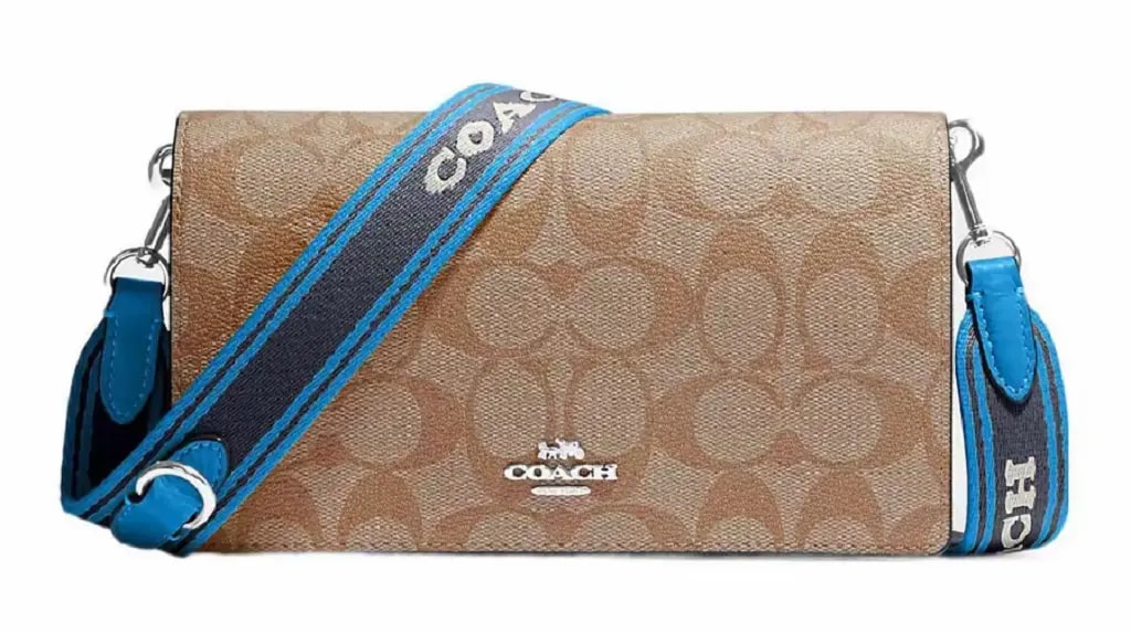 Túi Coach Anna Racer 'Blue Light' CJ649-SVVS2