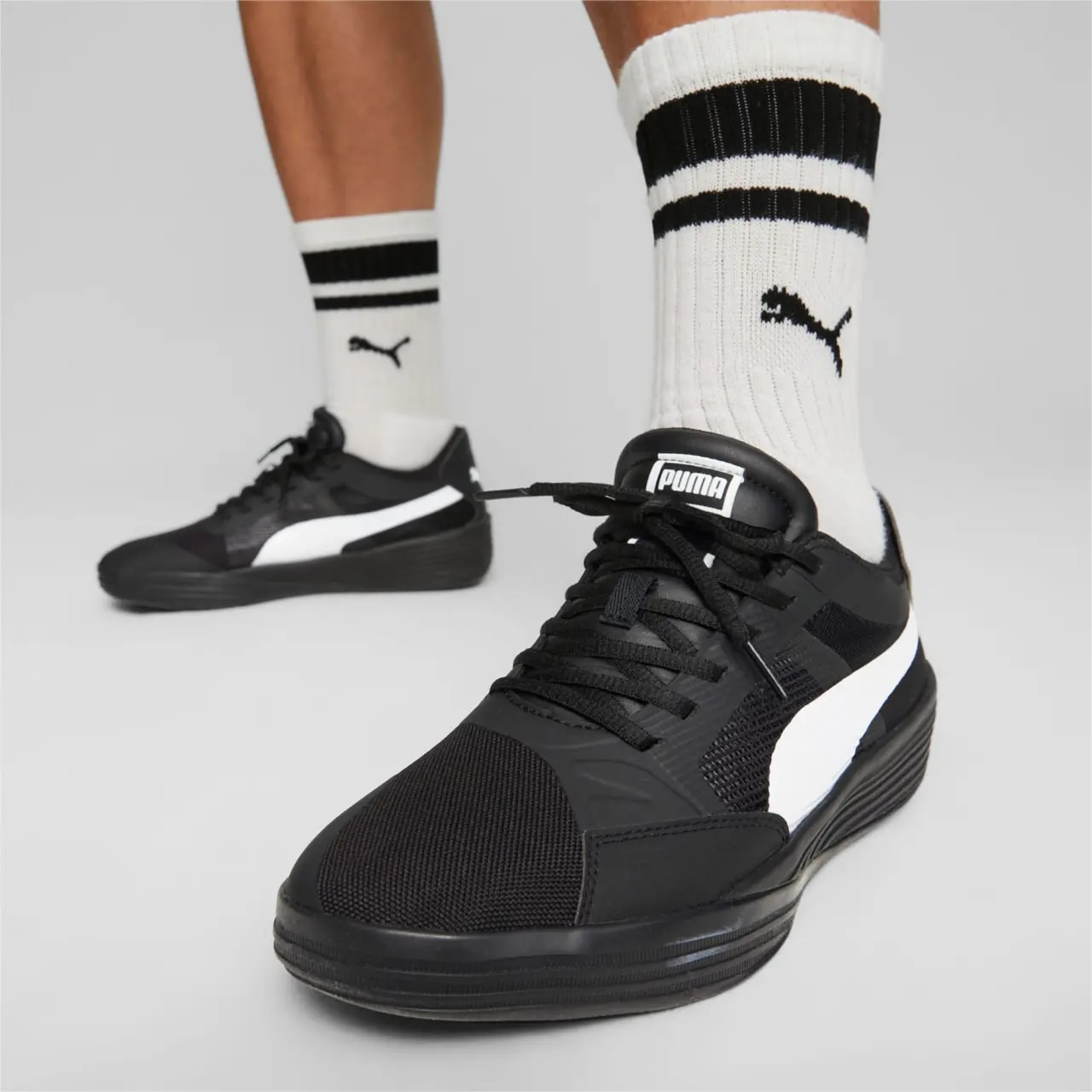 Giày Puma Clyde All-Pro Team 'Black White' 195509-01 — ảnh 2