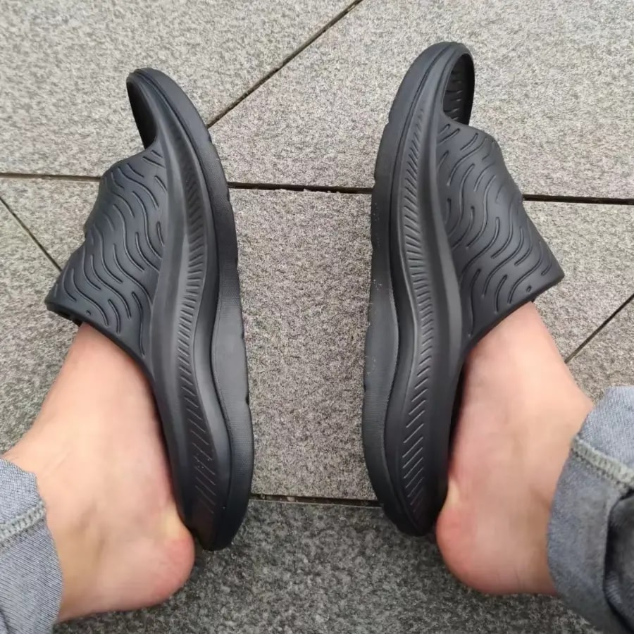 Dép Hoka Ora Luxe 'Black' 1134150-BBLC — ảnh 3