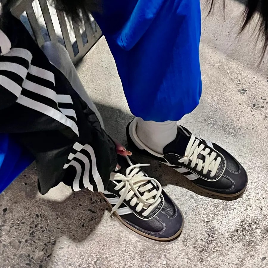 Giày Adidas Samba OG 'Aura Black Cream' IG6836 — ảnh 4