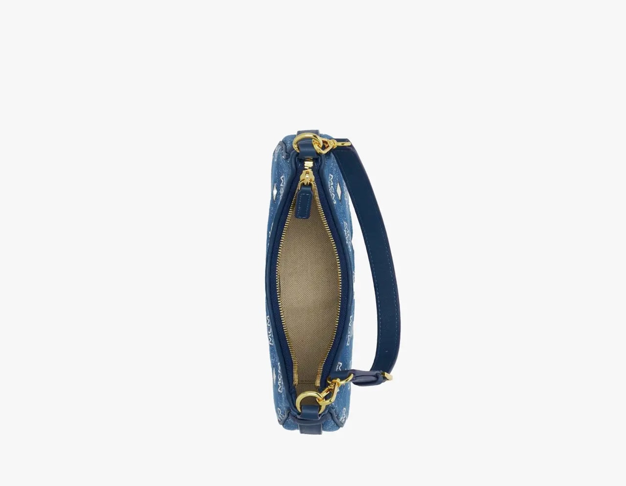 Túi MCM Arren Hobo In Vintage Jacquard 'Denim' MXZDSTA01LE001 — ảnh 4