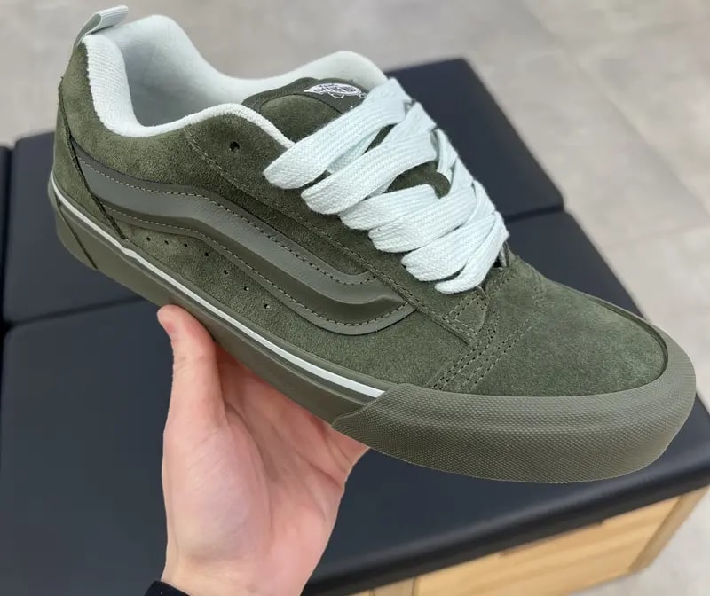 Giày Vans Knu Skool 'New Green' VN000CRPOLV — ảnh 2