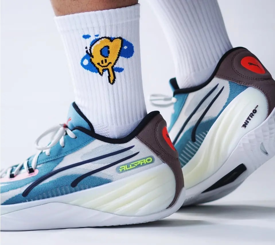Giày Puma All-Pro Nitro 'Bold Blue Koral Ice' 379079-03 — ảnh 4