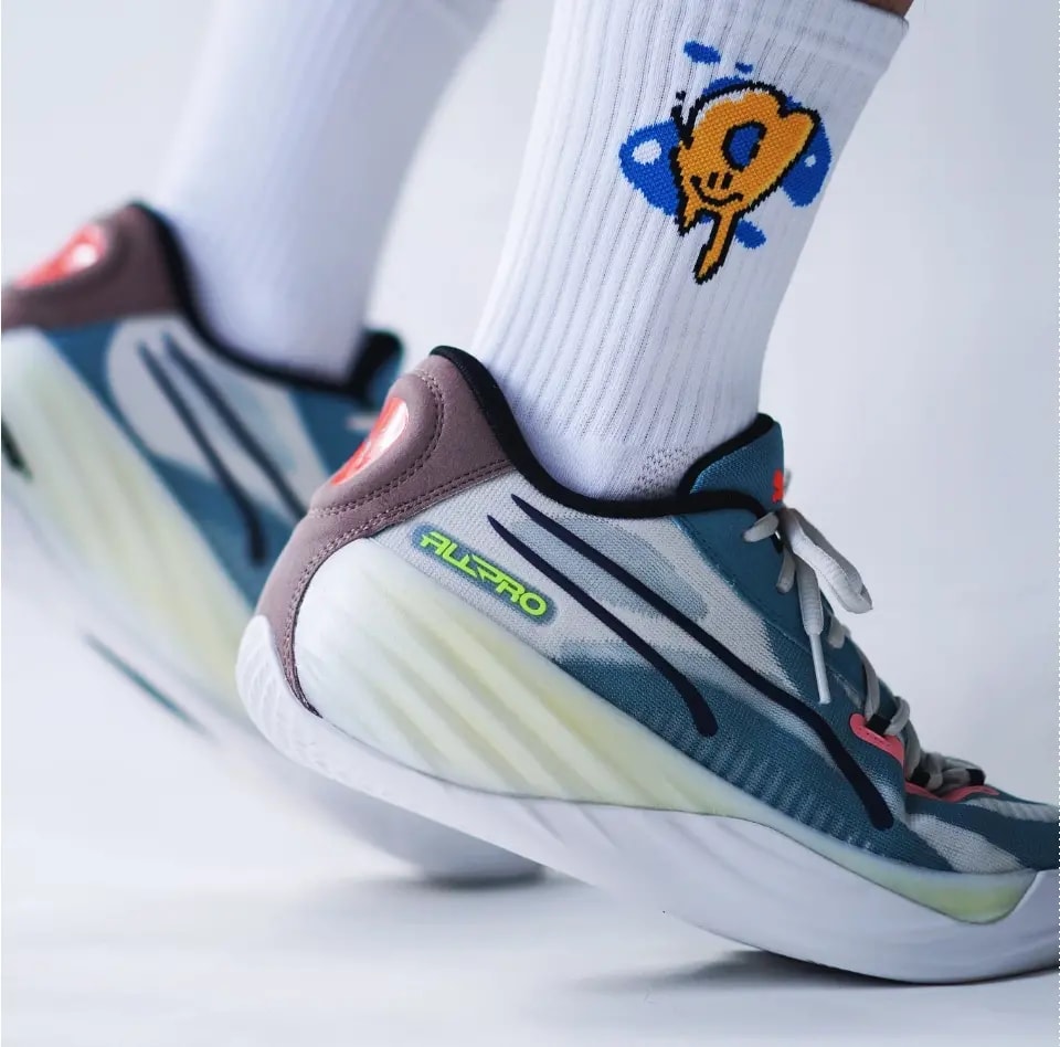 Giày Puma All-Pro Nitro 'Bold Blue Koral Ice' 379079-03 — ảnh 3