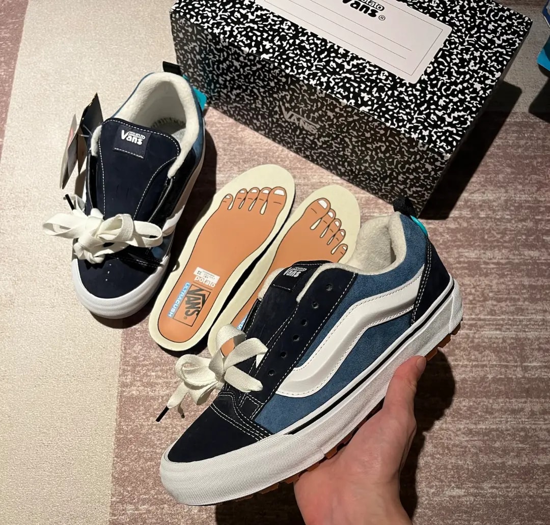 Giày Vans Knu Skool MTE‑1 LX x Imran Potato 'Navy' VN000E3QBX9 — ảnh 2