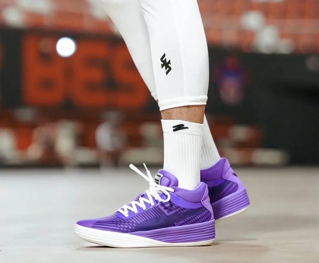 Giày Puma Clyde All-Pro x LaMelo Ball 'Purple Glimmer' 379339-01 — ảnh 5