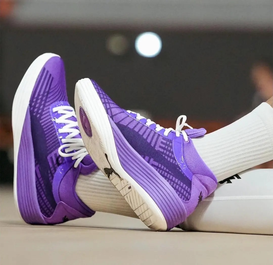 Giày Puma Clyde All-Pro x LaMelo Ball 'Purple Glimmer' 379339-01 — ảnh 4