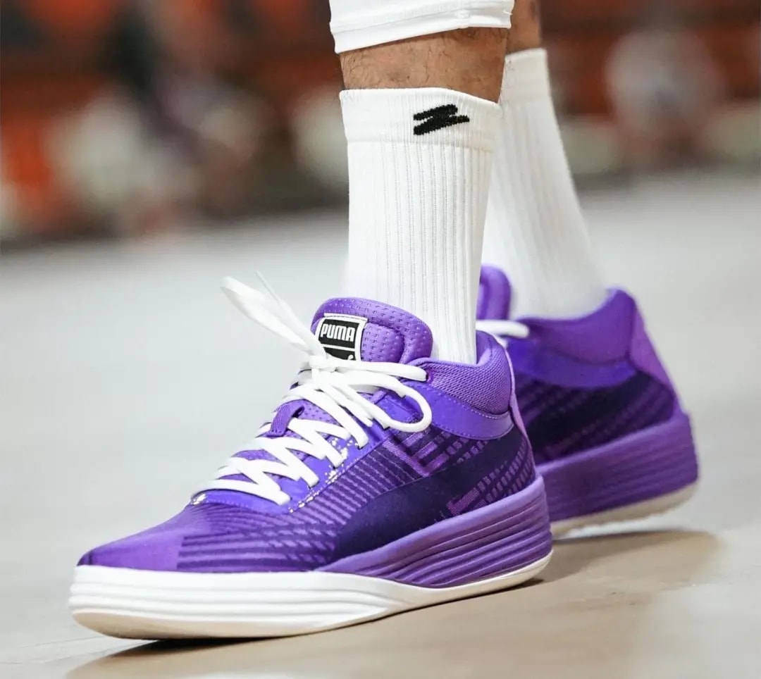 Giày Puma Clyde All-Pro x LaMelo Ball 'Purple Glimmer' 379339-01 — ảnh 3