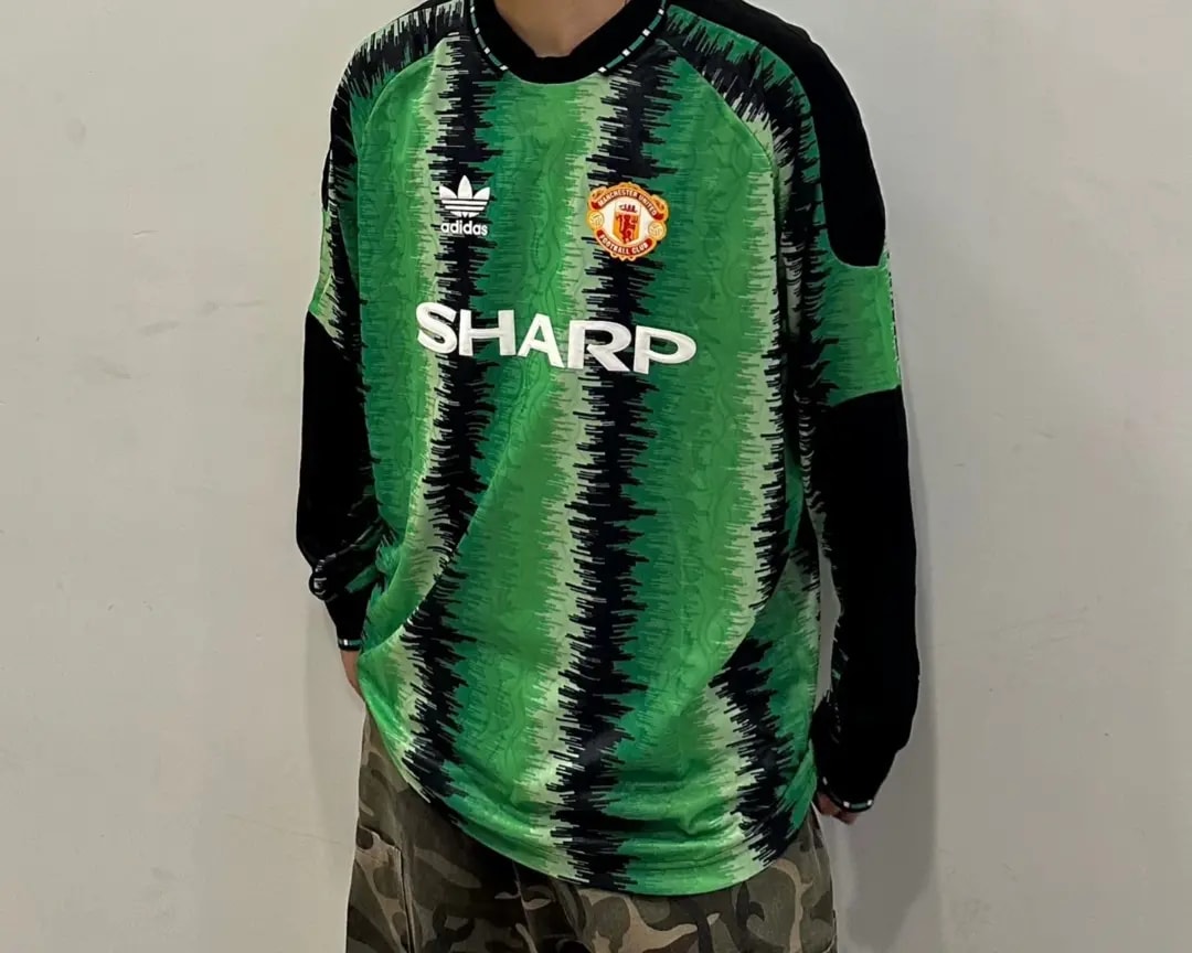 Áo Adidas Manchester United 90 GK Jersey 'Green' HP0449 — ảnh 3