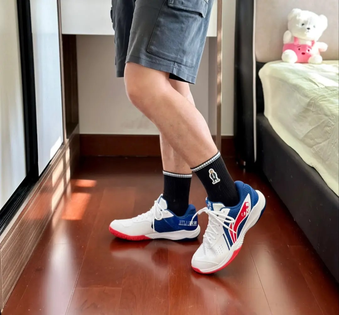 Giày Lining Thunder Lite 'White Blue' AYTS020-6 — ảnh 3