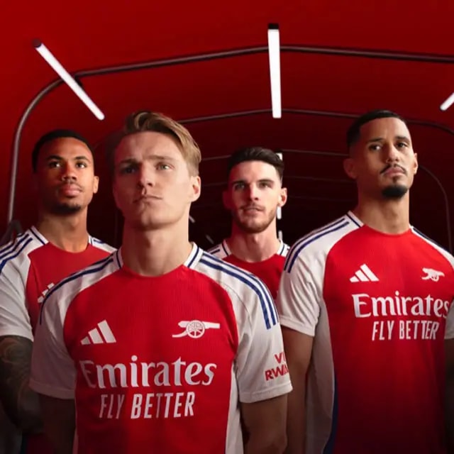 Áo Adidas Arsenal 24/25 Home Youth Jersey 'Red White' IS8141 — ảnh 2