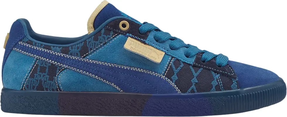 Giày Puma Clyde Vintage x Dapper Dan 'Blue' 392082-01 — kich-thuoc: 41