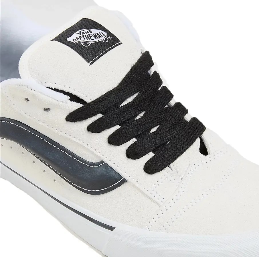 Giày Vans Knu Skool Suede 'White Black' VN0009QCYB2 — ảnh 4