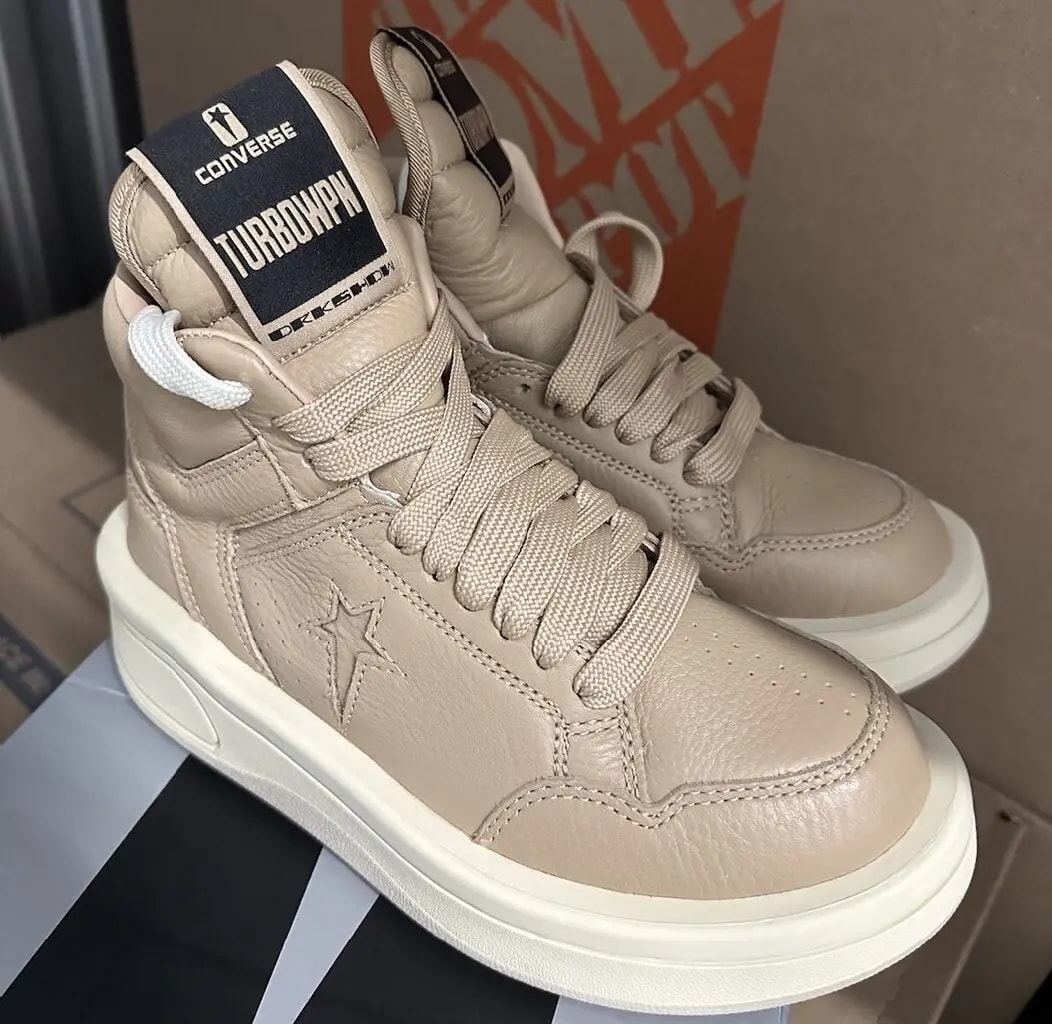 Giày Converse TURBOWPN Mid x Rick Owens 'Cave' A06757C — ảnh 3