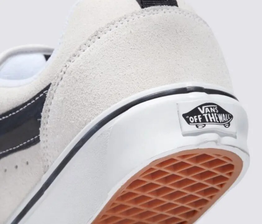 Giày Vans Knu Skool Suede 'White Black' VN0009QCYB2 — ảnh 3
