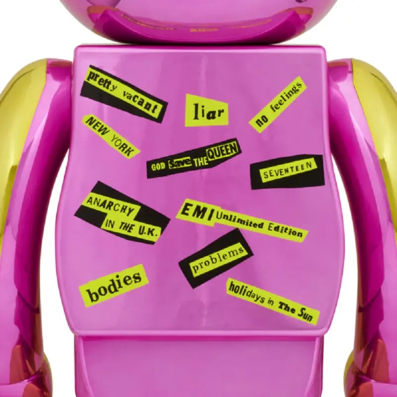 Mô Hình Bearbrick Sex Pistols 'NEVER MIND THE BOLLOCKS' — ảnh 2