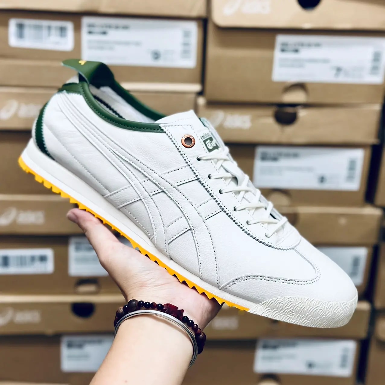 Giày Onitsuka Tiger Mexico 66 'Cream Smog Green' 1183A872-104 — ảnh 2