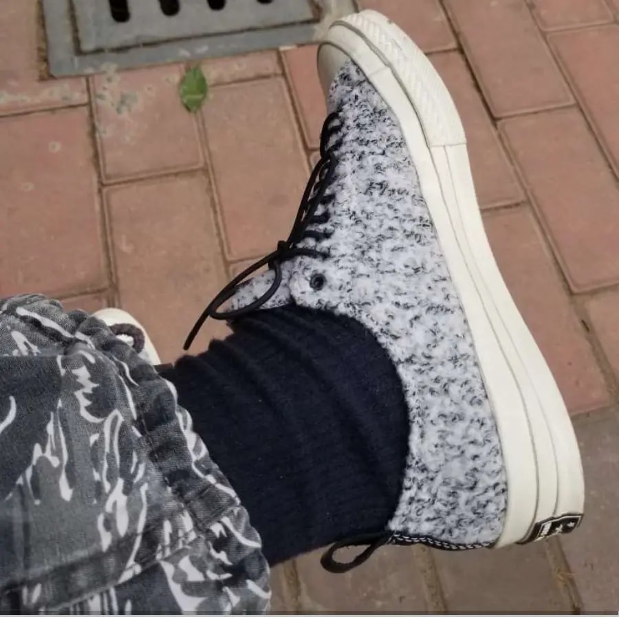Giày Converse Boucle Wool Chuck 1970s 'Freece Lined' 166254C — ảnh 2