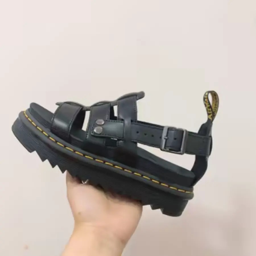 Dép Dr.Martens Terry Leather 'Strap' 23521001 — ảnh 3