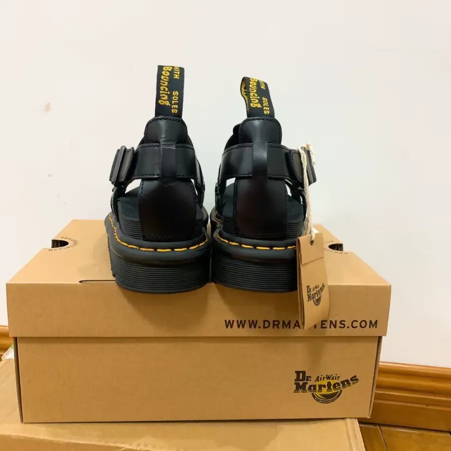 Dép Dr.Martens Terry Leather 'Strap' 23521001 — ảnh 4