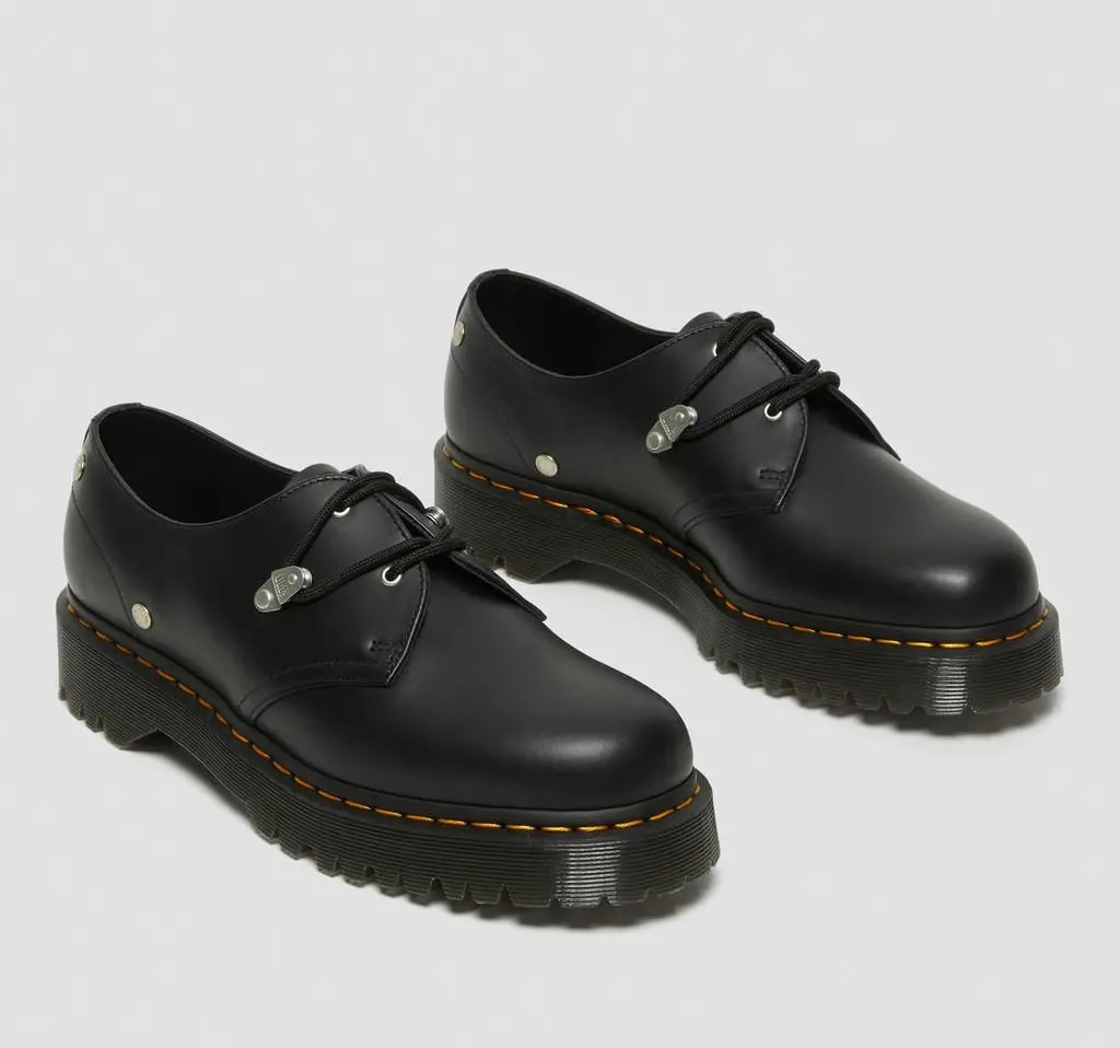 Giày Dr.Martens 1461 Bex Stud Leather Oxford 'Black' 26960001 — ảnh 3