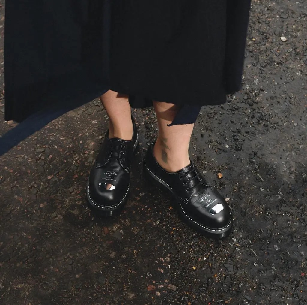 Giày Dr.Martens 1461 Bex Exposed Steel Toe Oxford 'Black' 31503001 — ảnh 5