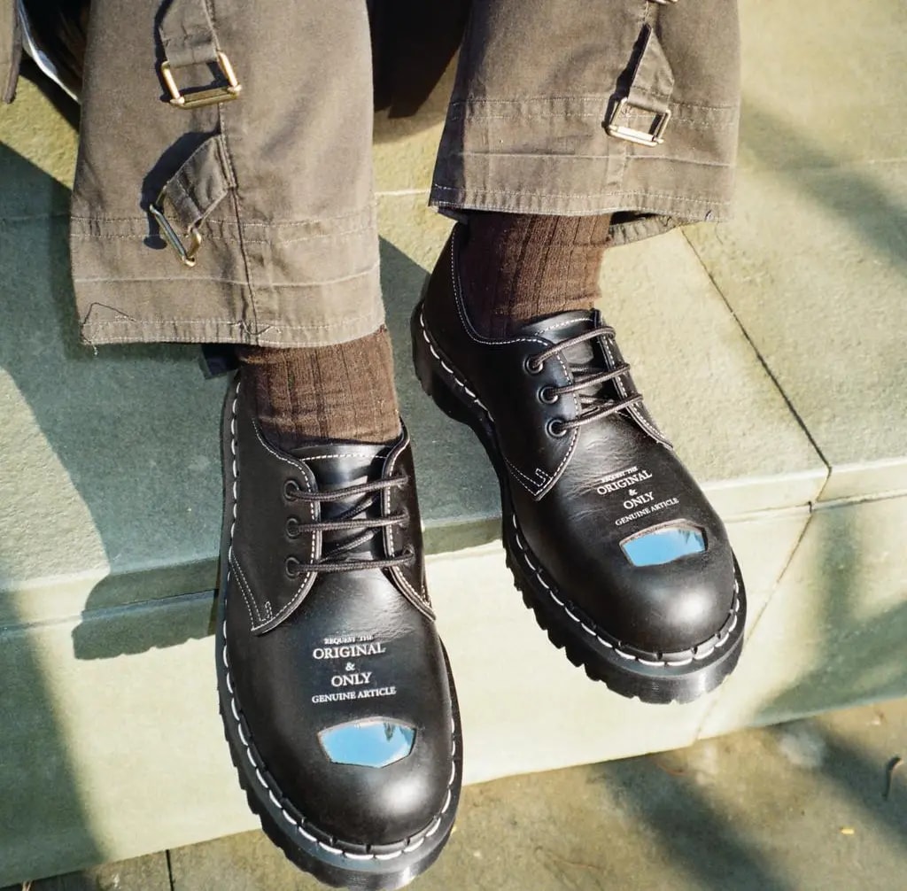 Giày Dr.Martens 1461 Bex Exposed Steel Toe Oxford 'Black' 31503001 — ảnh 3