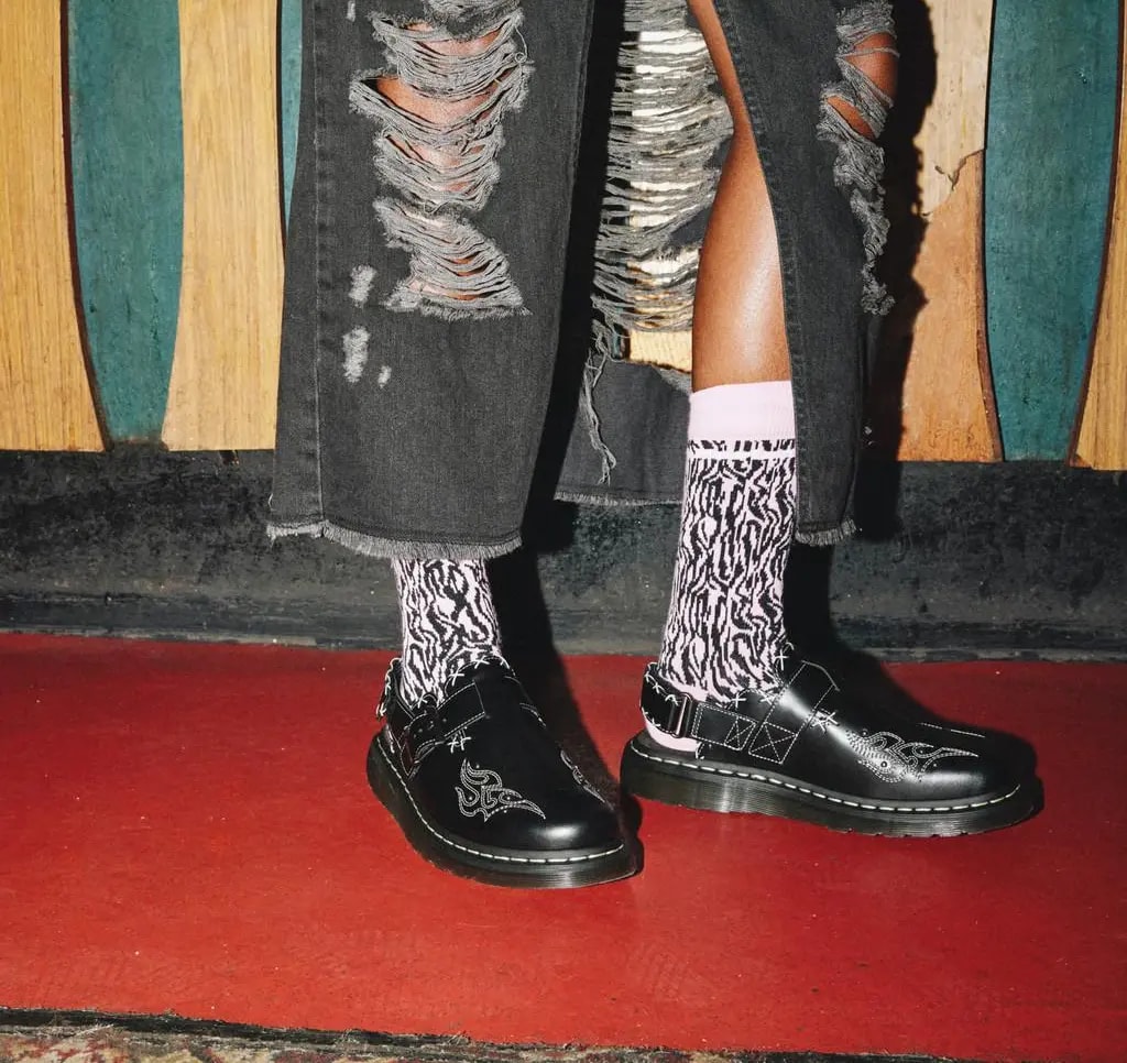 Giày Dr.Martens Jorge II Gothic Americana 'Black' 31565001 — ảnh 2