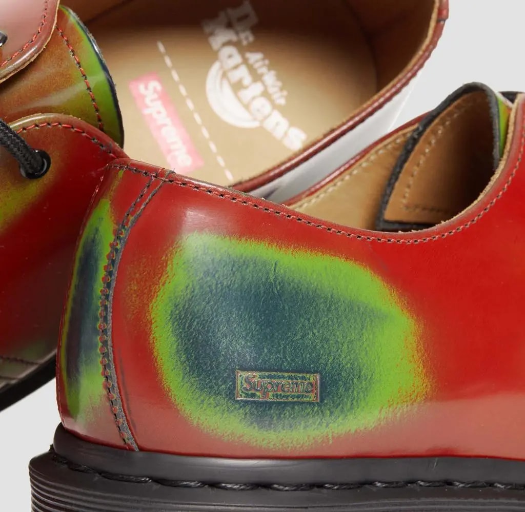 Giày Dr.Martens 1461 Supreme Rub Off Leather Oxford 'Red' 32127640 — ảnh 4